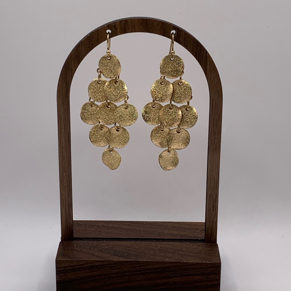 Elegant Gold Dangle Earrings